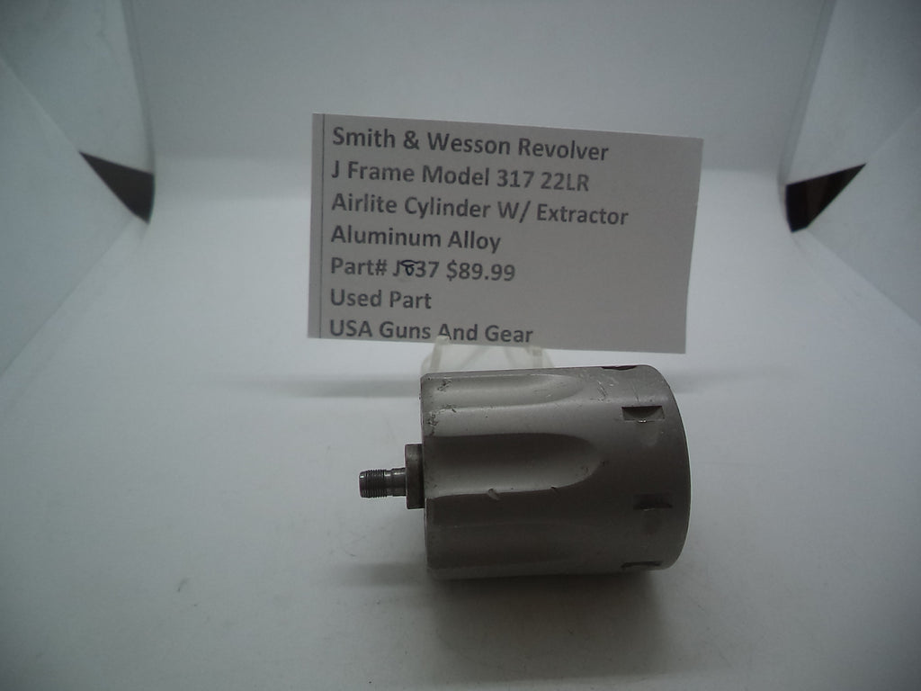 J857 Smith & Wesson J Frame Model 317 Revolver Airlite Cylinder Aluminum .22 L.R