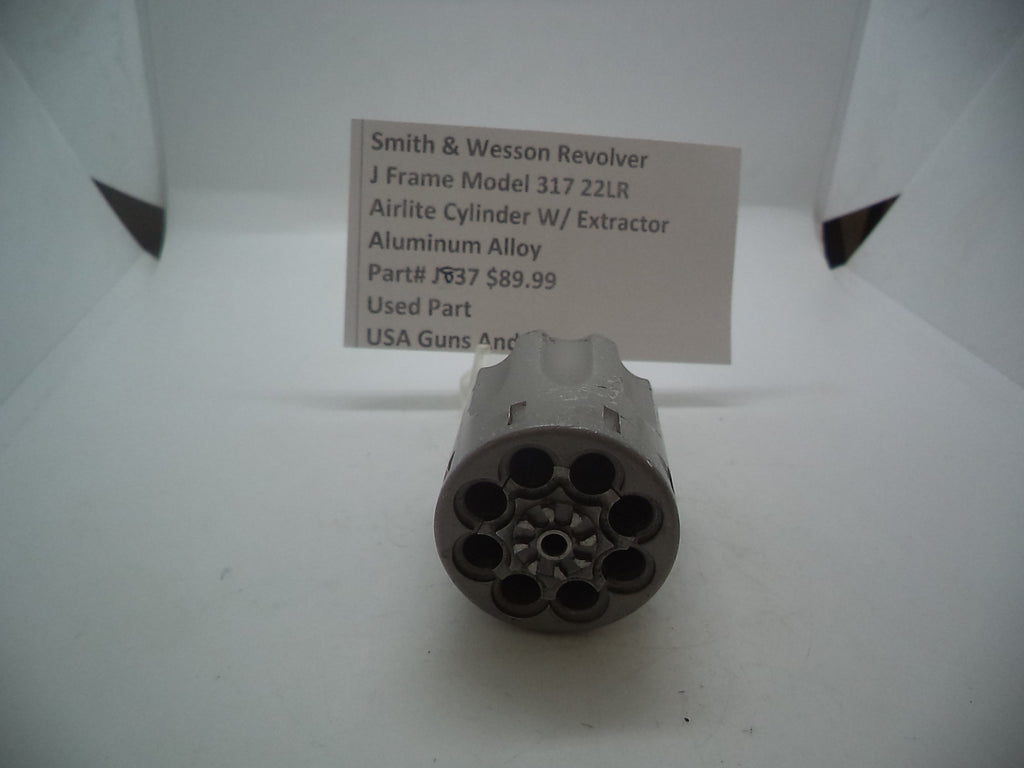 J857 Smith & Wesson J Frame Model 317 Revolver Airlite Cylinder Aluminum .22 L.R
