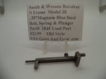 2845 Smith & Wesson N Frame Model 28 Used Bolt Spring & Plunger Old Style