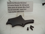 K10158C Smith & Wesson K Frame Model 10 Side Plate w/Screws  .38 Special
