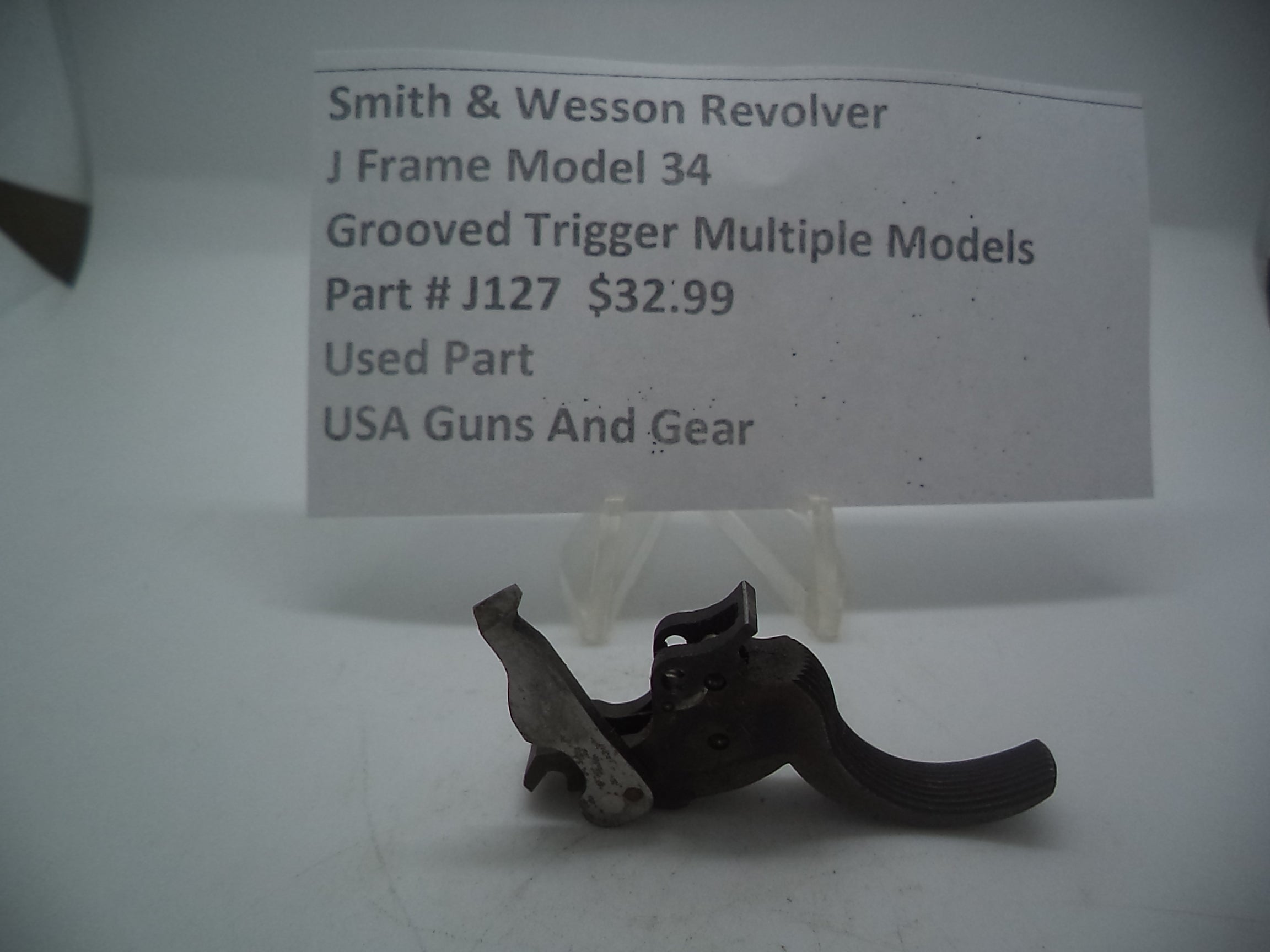 J127 J Frame Model 34 Grooved Trigger