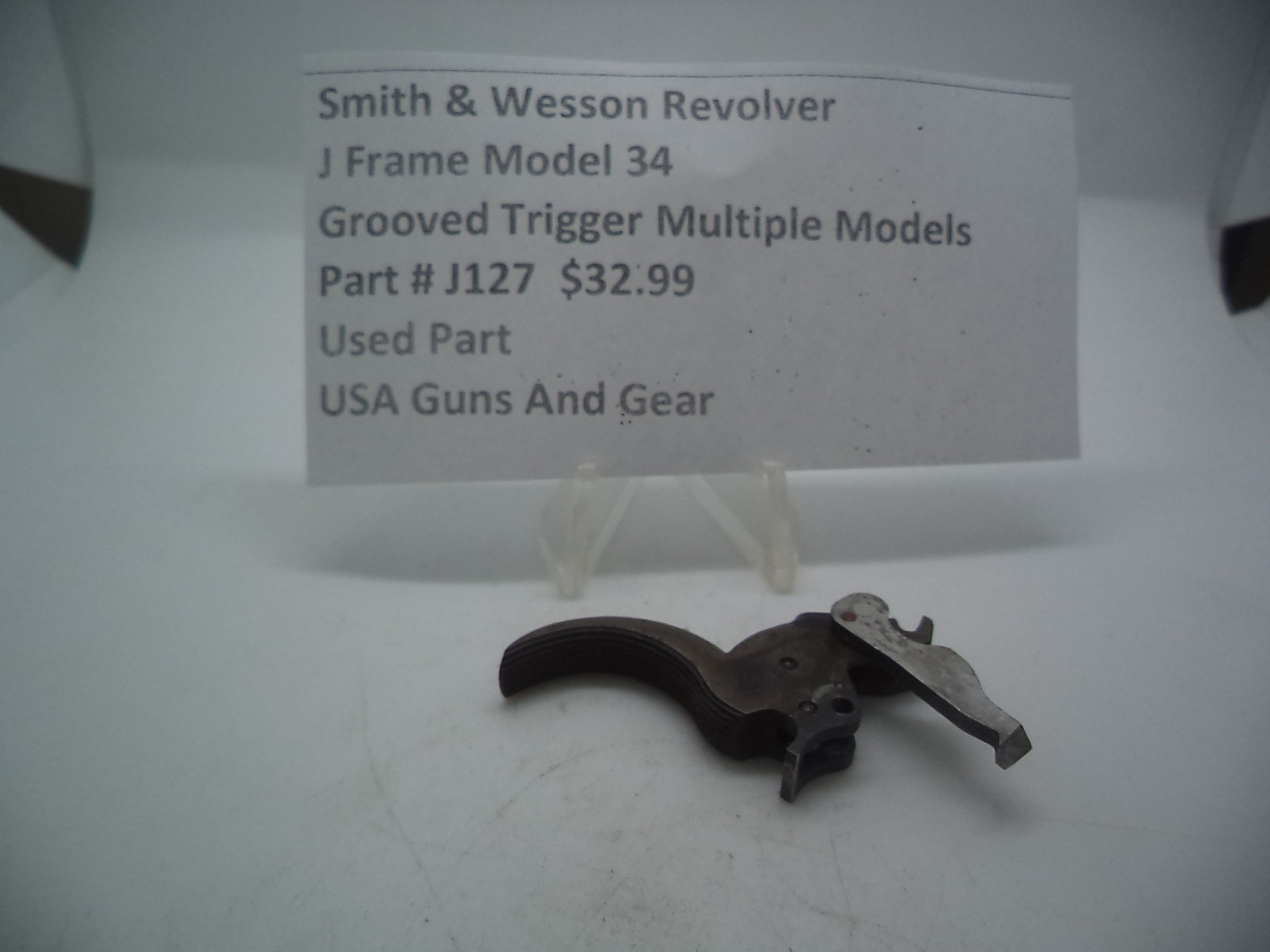 J127 J Frame Model 34 Grooved Trigger