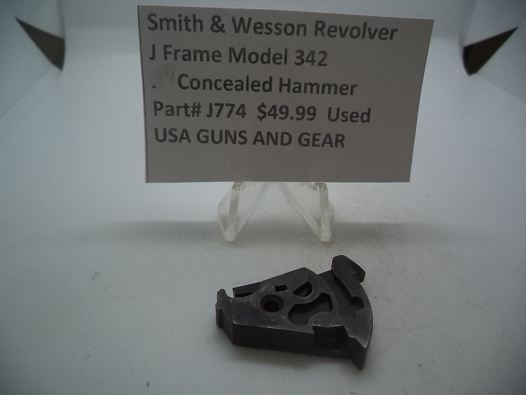 J774  J Frame Model 342  Concealed Hammer