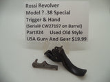 24 Rossi Revolver (Model ?) Trigger & Hand Used Old Style .38 Special