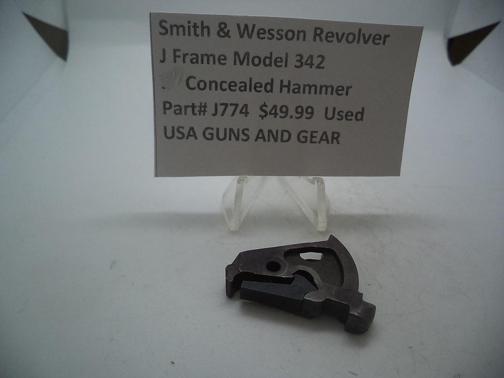 J774  J Frame Model 342  Concealed Hammer