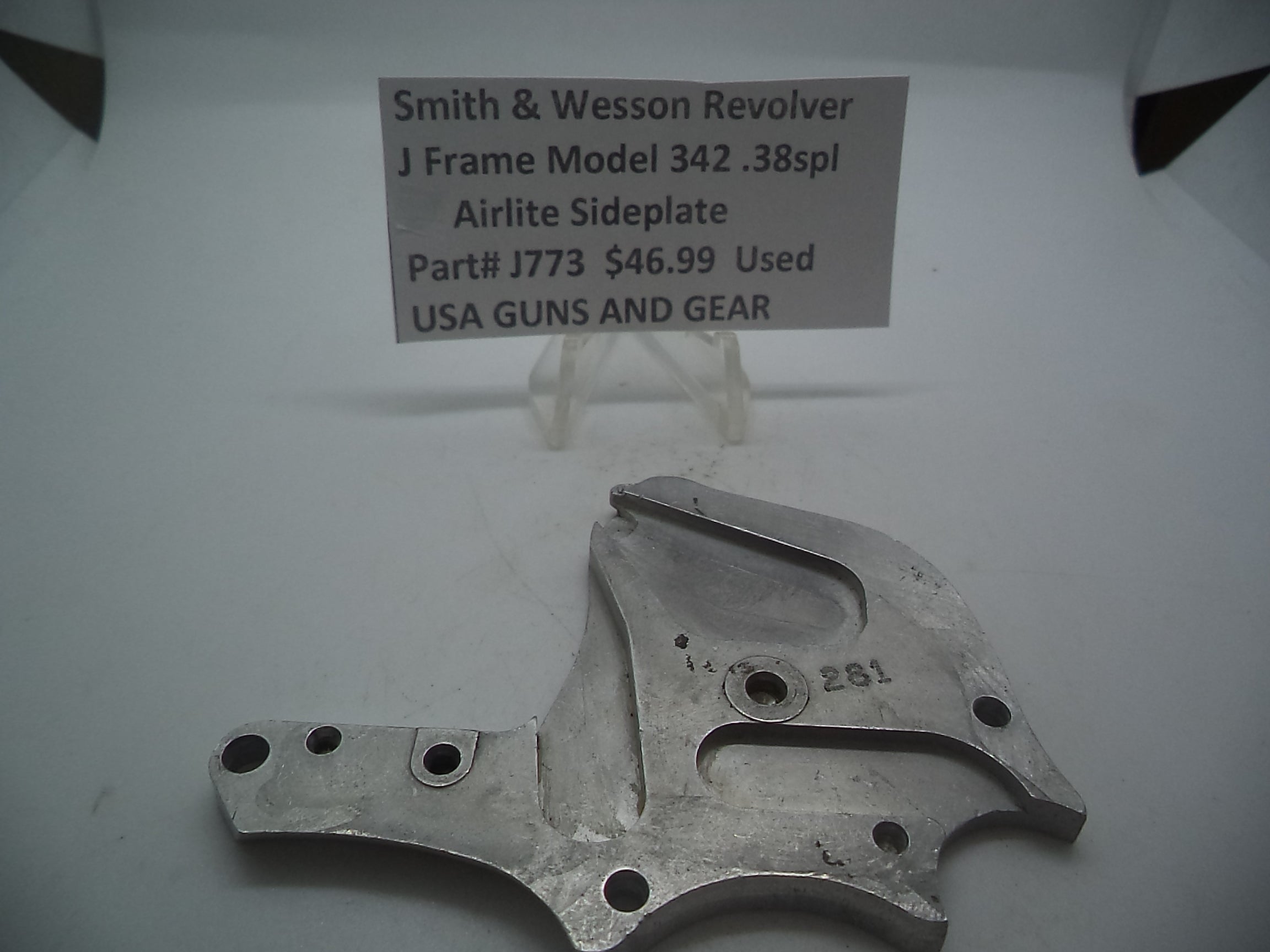 J773 Frame Model 342  Airlite Sideplate
