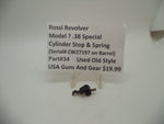 34 Rossi Revolver (Model ?) Cylinder Stop & Spring Used Old Style .38 Special