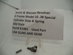 K1081 Smith & Wesson K Frame Model 10 Cylinder Stop & Spring .38 Special
