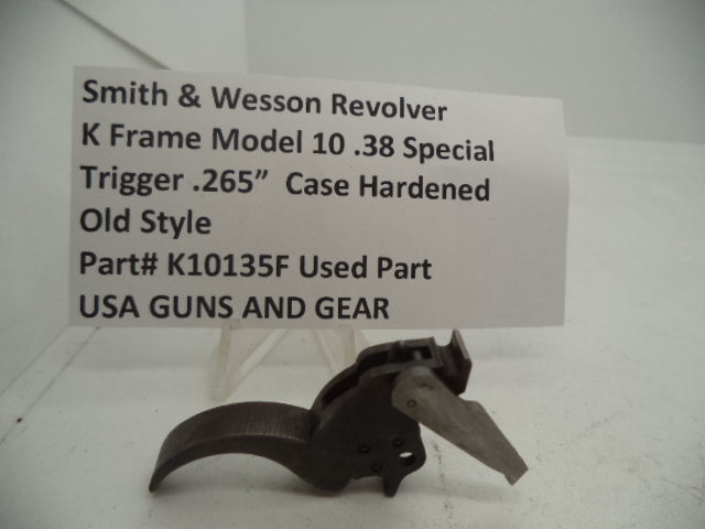 K10135F Smith & Wesson K Frame Model 10 Trigger .265"  .38 Special Used