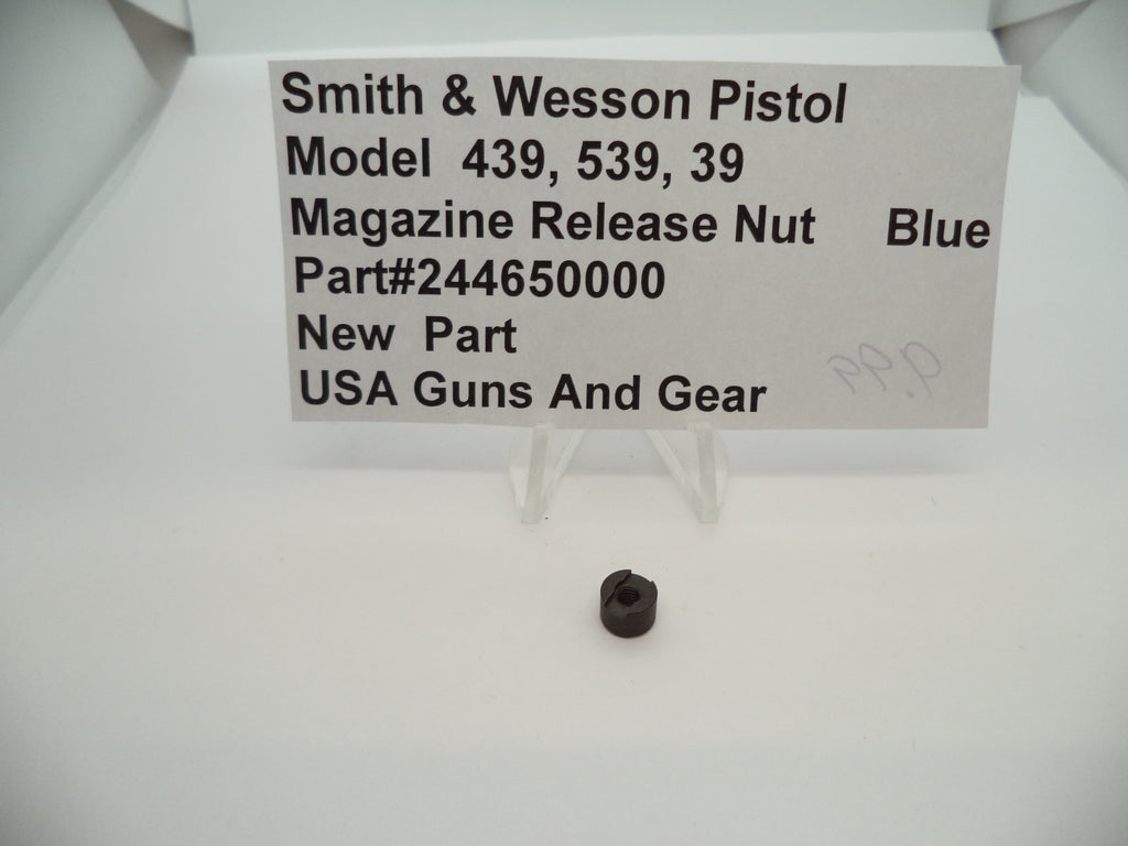 S&W Magazine Release Nut - Model 39, 439, 539 Blue - 244650000