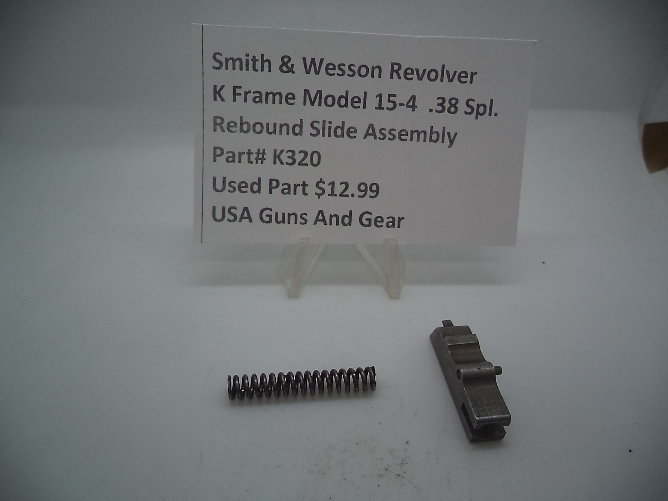 K320 Smith & Wesson Used K Frame Model 15 Rebound Slide Assembly -                                USA Guns And Gear-Your Favorite Gun Parts Store