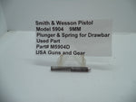 M5904D Smith & Wesson Model 5904 Plunger & Spring for Drawbar Used 9MM