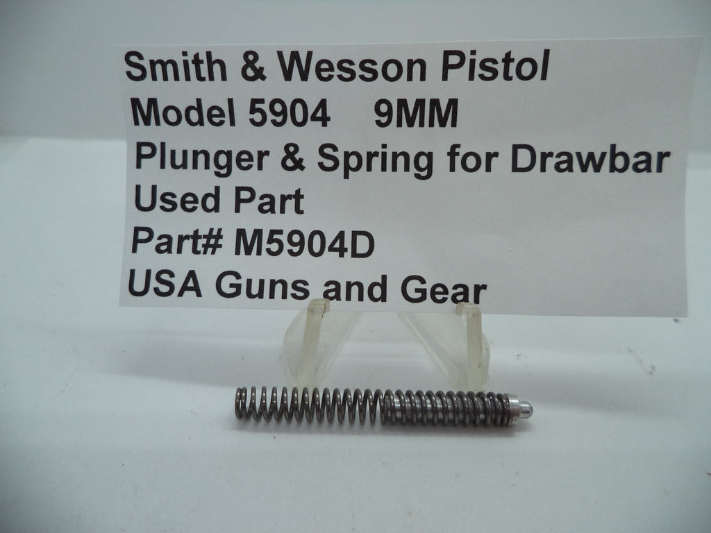 M5904D S&W Model 5904 Drawbar Plunger & Spring - 9mm Used