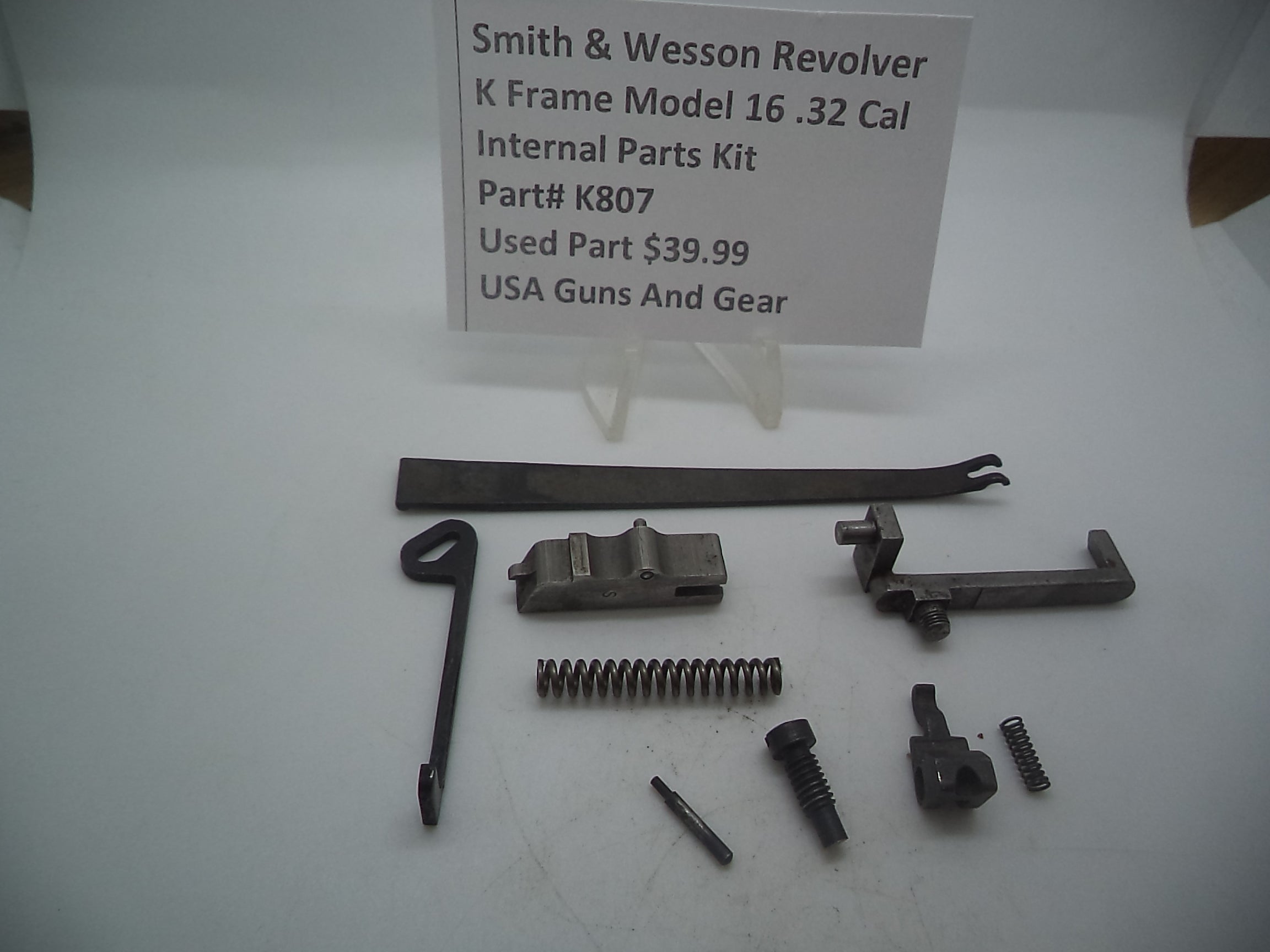 K807 Smith & Wesson Used K Frame Model 16 .32 Caliber Blue Internal Parts Kit