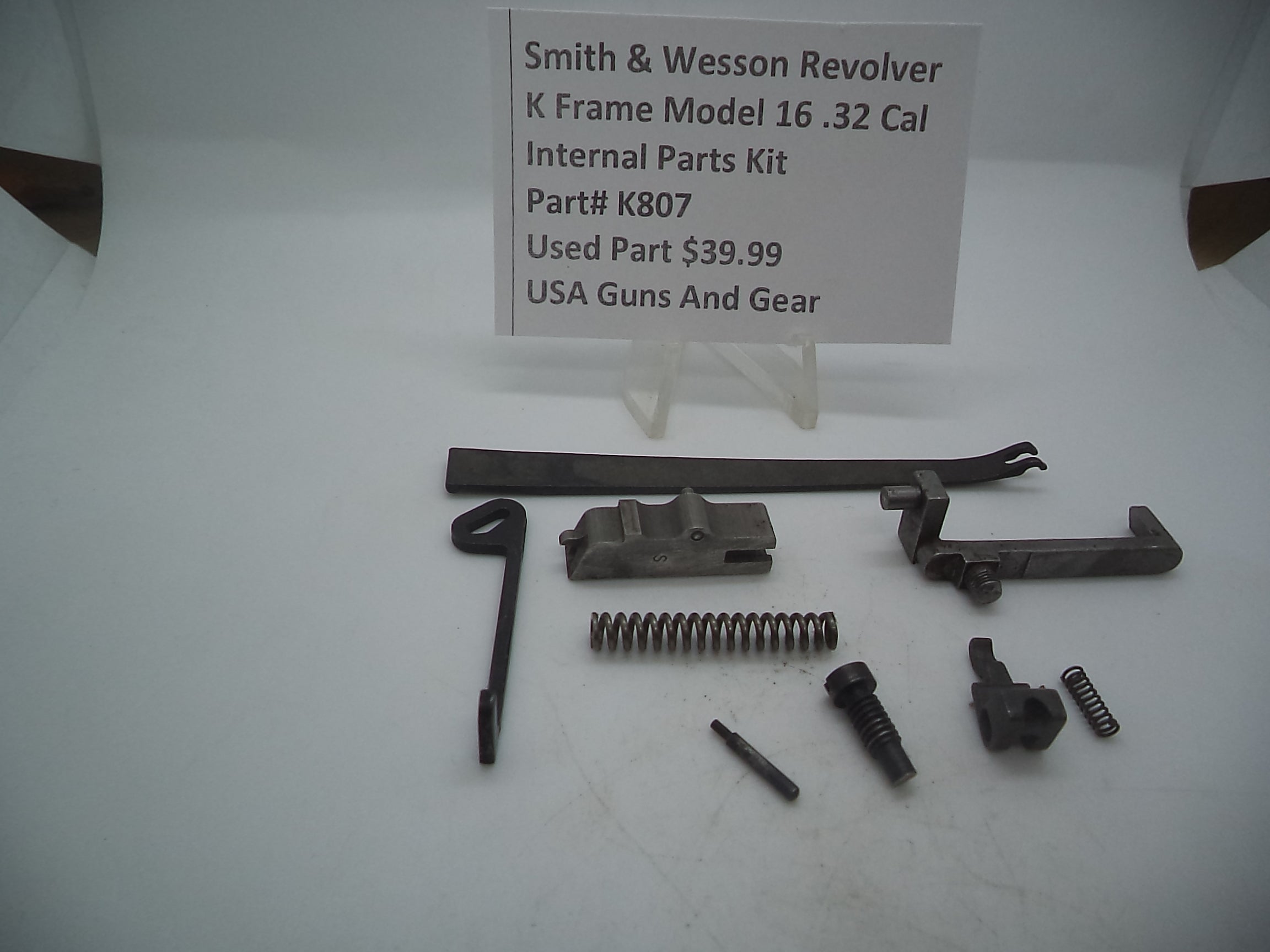 K807 Smith & Wesson Used K Frame Model 16 .32 Caliber Blue Internal Parts Kit