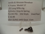 1781 Smith & Wesson K Frame Model 17 Used Cylinder Stop & Spring .22 LR ctg.