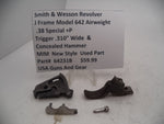 64231B  Smith & Wesson J Frame Model 642 Airweight Trigger & Hammer .38 Special +P