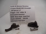64231B  Smith & Wesson J Frame Model 642 Airweight Trigger & Hammer .38 Special +P