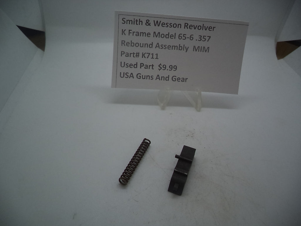 K711 Smith & Wesson Used K Frame Model 65-6 .357 MIM Rebound Assembly