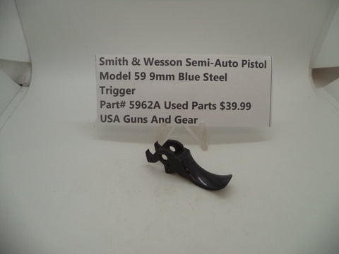 5962A Smith & Wesson Model 59 9MM Trigger Used Blue Steel 9MM