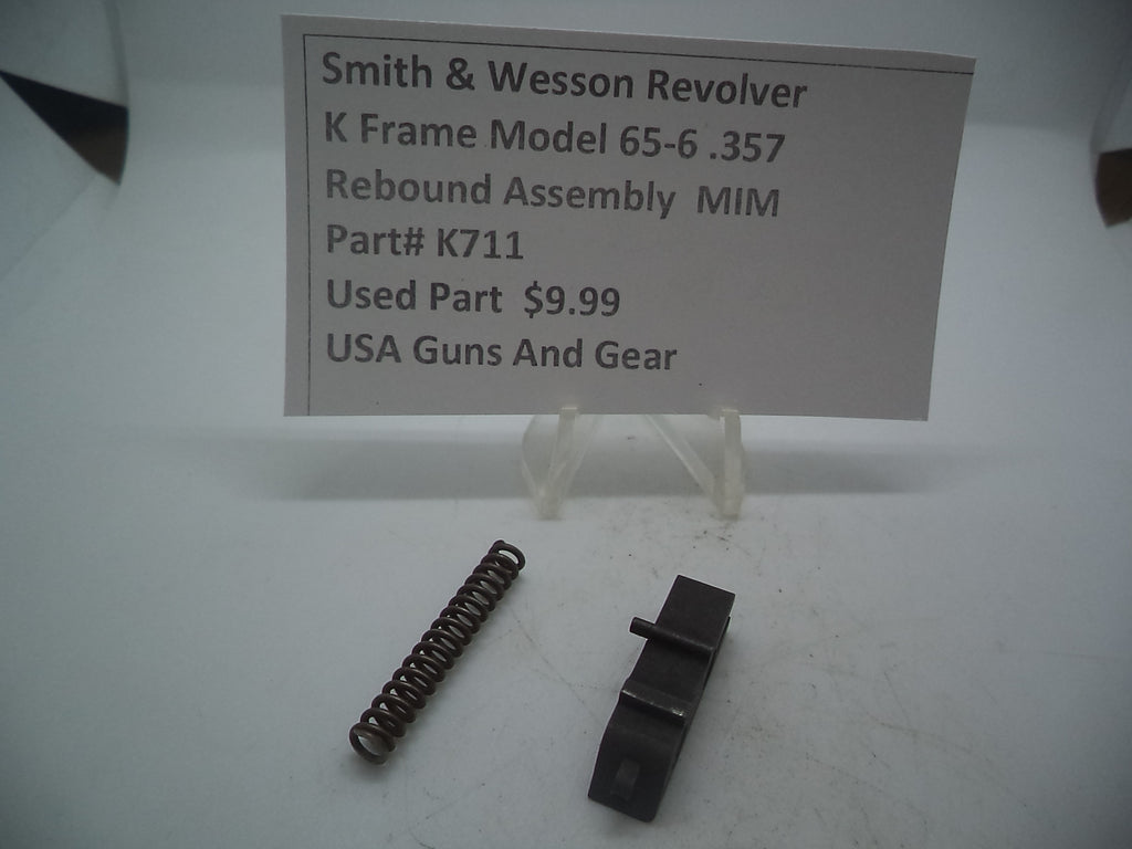 K711 Smith & Wesson Used K Frame Model 65-6 .357 MIM Rebound Assembly