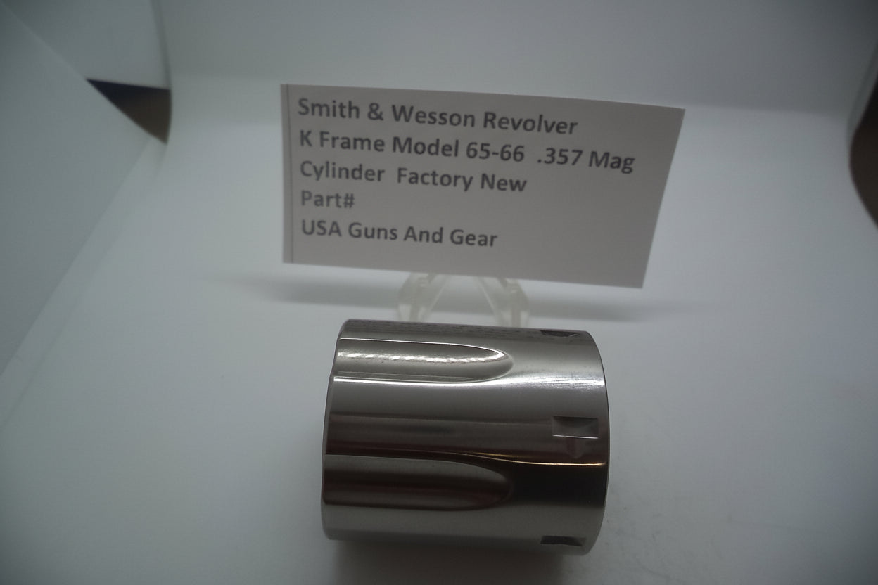 Smith & Wesson K Frame Model 65/66 Cylinder .357 Magnum 6-Shot Stainless Steel Factory New Part 412050000