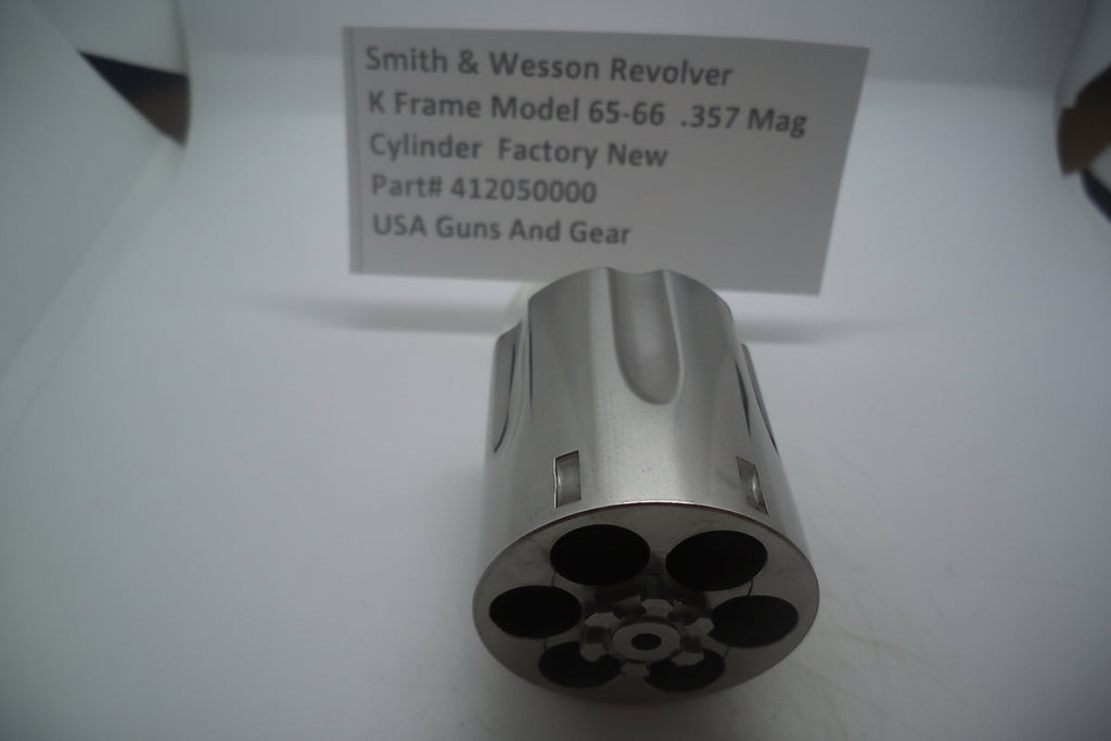 Smith & Wesson K Frame Model 65/66 Cylinder .357 Magnum 6-Shot Stainless Steel Factory New Part 412050000