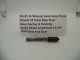5934A Smith & Wesson Model 59 9MM Main Spring & Bushing Used Blue Steel 9MM