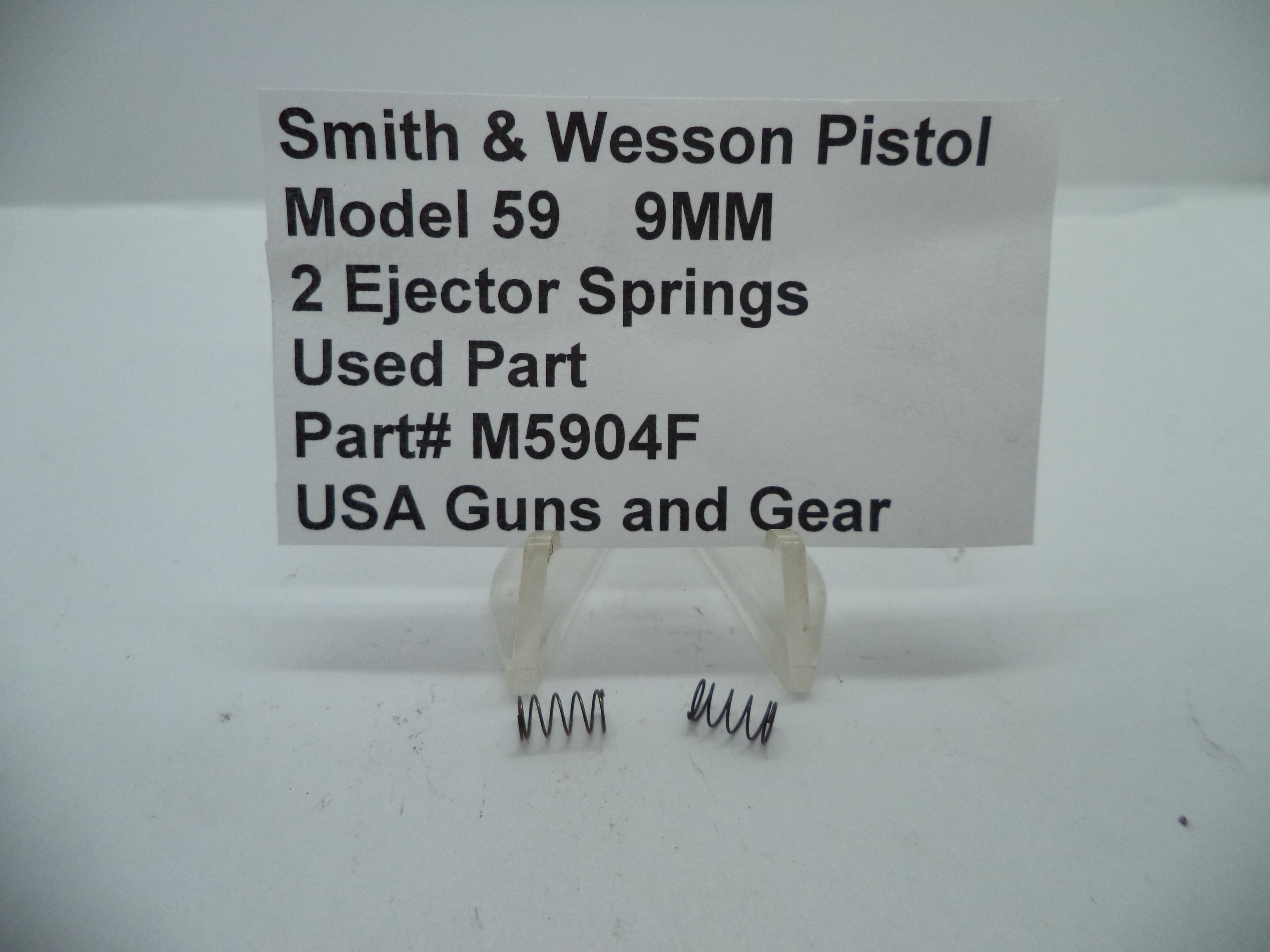 M5904F S&W Model 5904 Ejector Springs - 9mm Used Parts