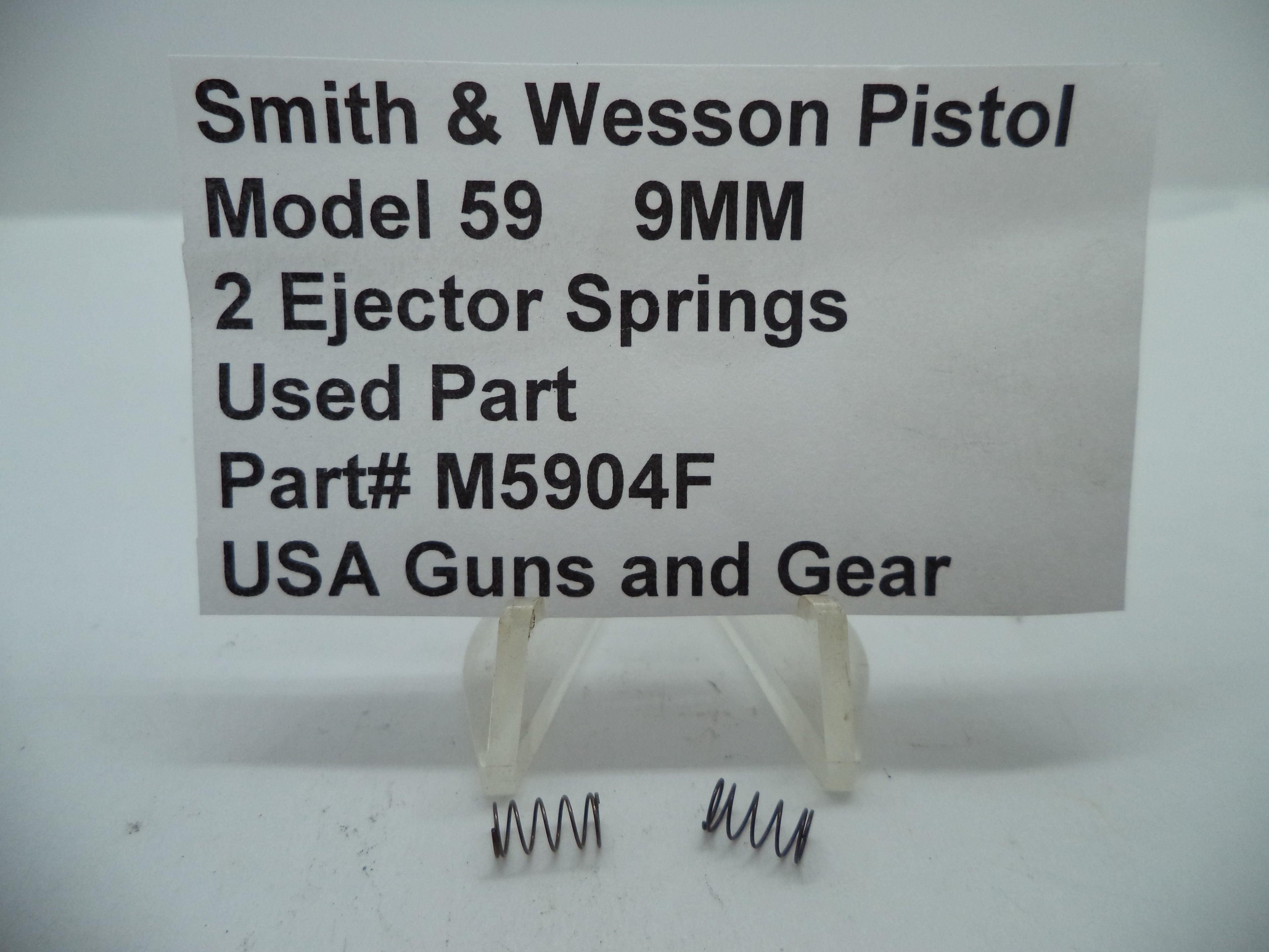 M5904F S&W Model 5904 Ejector Springs - 9mm Used Parts