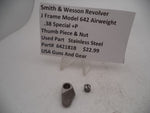 642181B  S & W J Frame Model 642 Airweight Thumb Piece & Nut  .38 Special +P