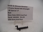 64245B Smith & Wesson  J Frame Model 642 Airweight Bolt .38 Special +P