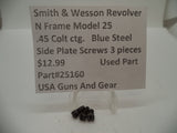 25160 Smith & Wesson N Frame Model 25 Used Side Plate Screws .45 Colt ctg.