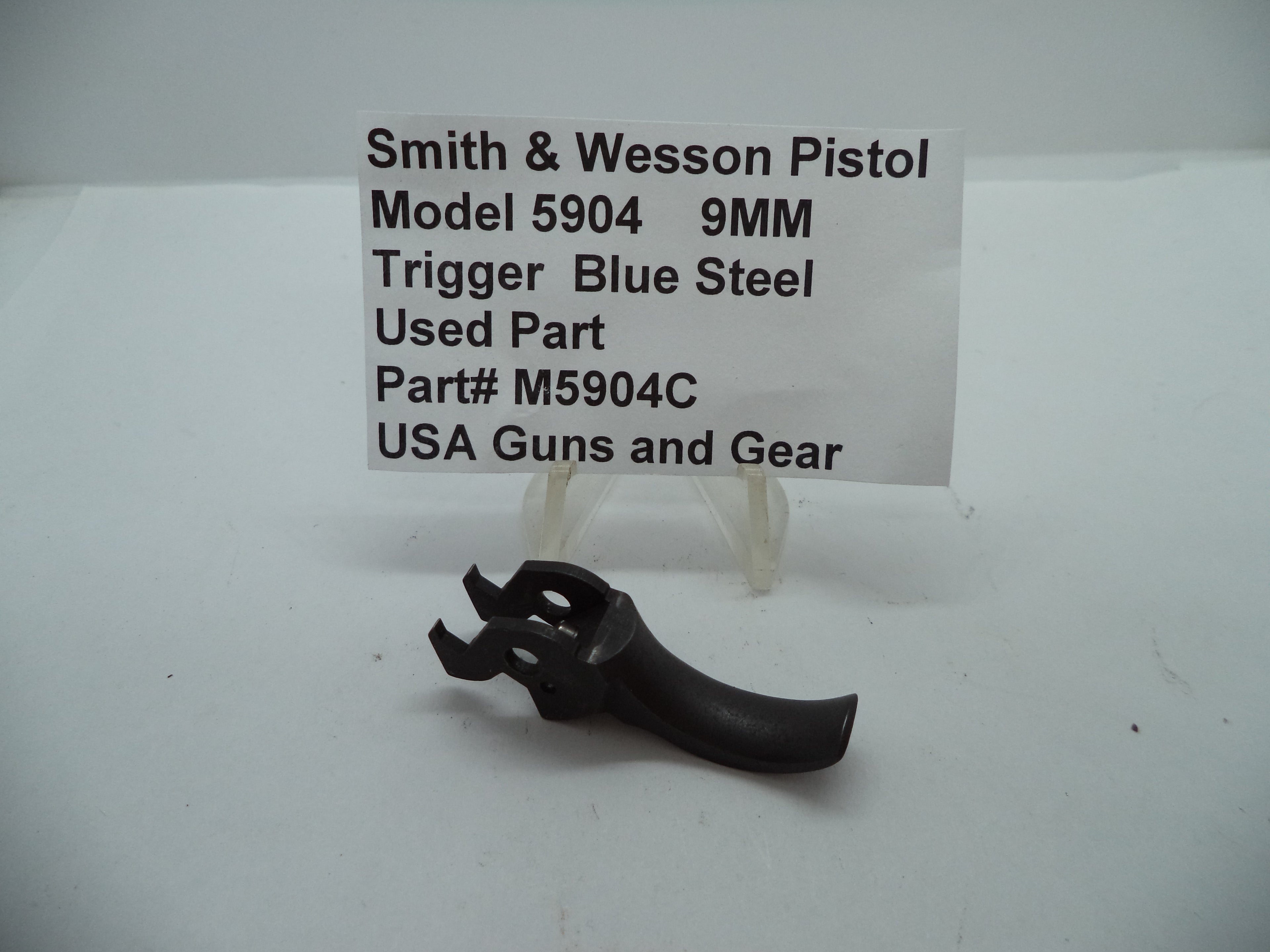 M5904C S&W Model 5904 Trigger - 9mm Blue Steel Used Part