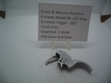K152 Smith and Wesson K Frame Model 66 Trigger.265" SS Used .357 Mag