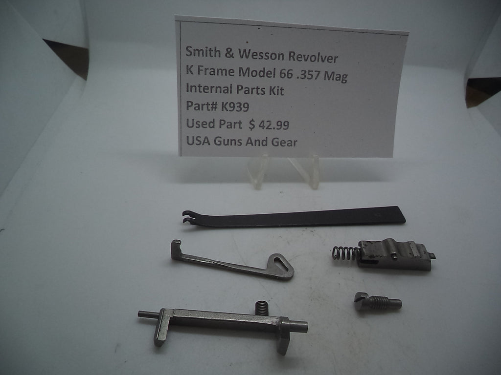 K939 Smith & Wesson K Frame Model 66 Internal Parts .357 Magnum