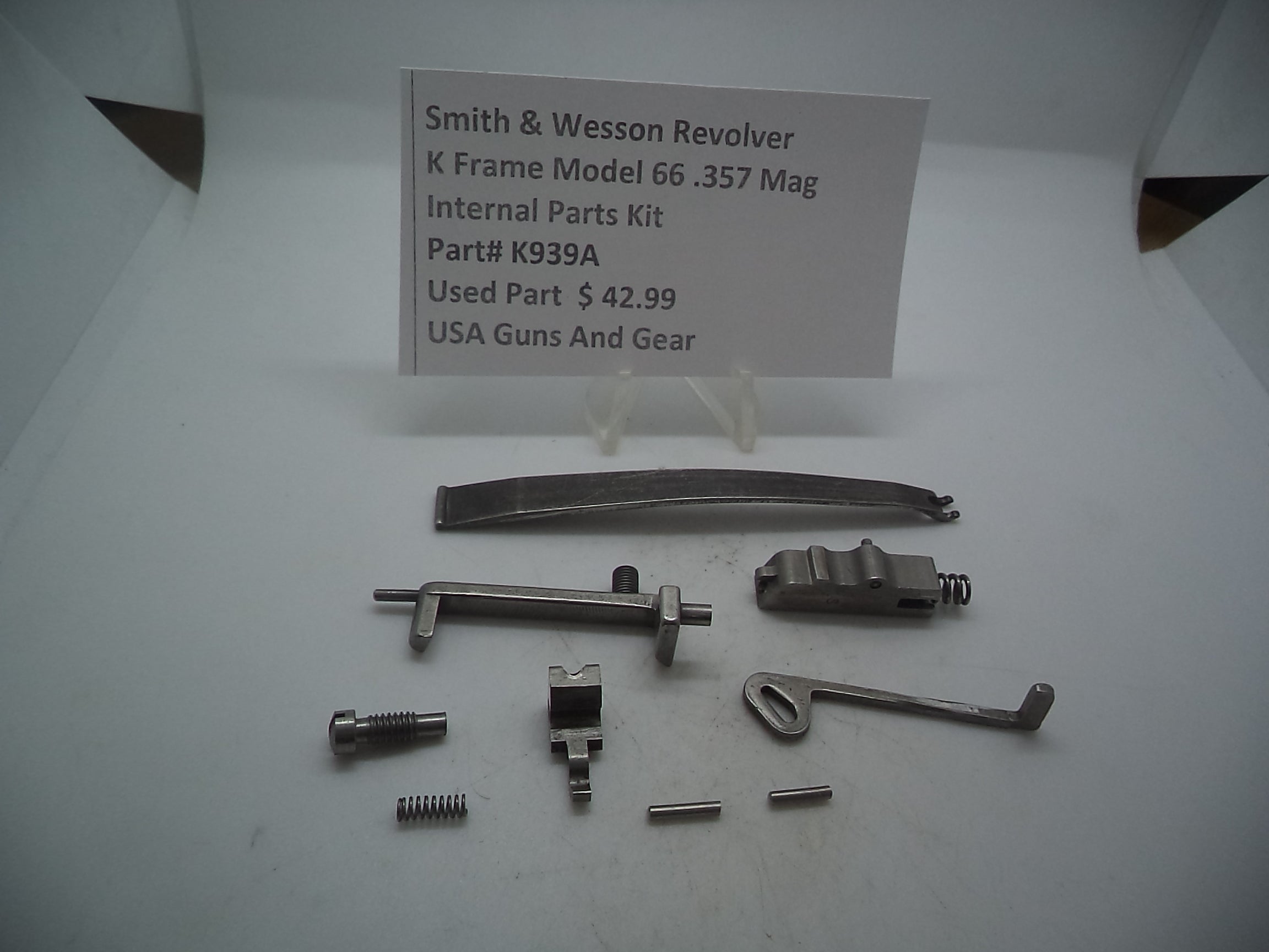 K939A Smith & Wesson K Frame Model 66 Internal Parts .357 Magnum