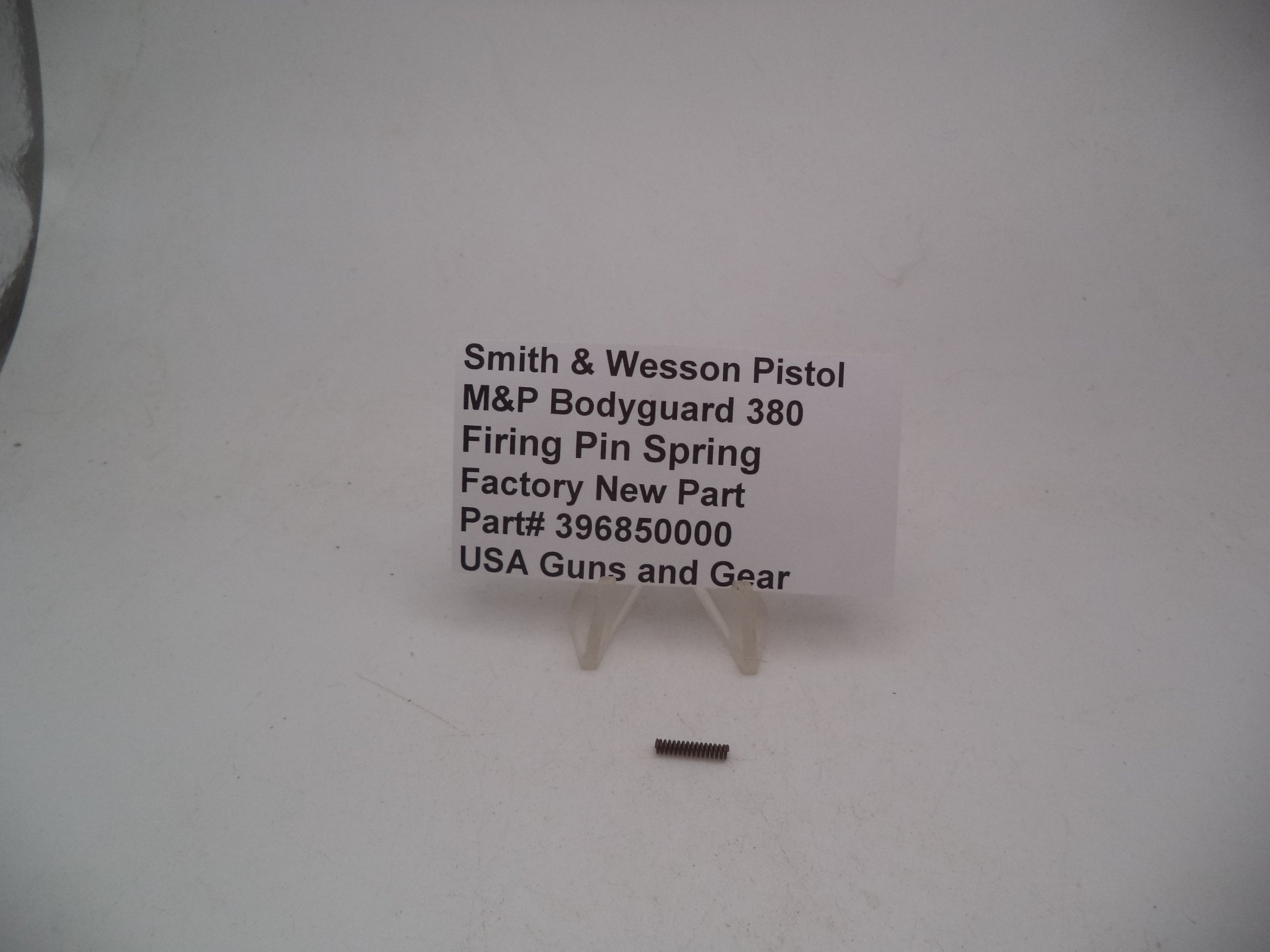Smith & Wesson M&P Bodyguard 380 Firing Pin Spring - OEM Part 396850000