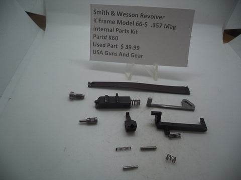K60 Smith & Wesson K Frame Model 66-5 Internal Parts .357 Magnum