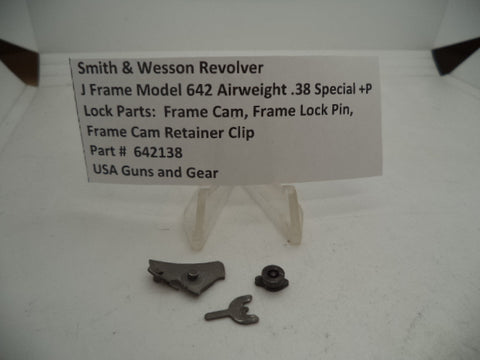 642138  Smith & Wesson J Frame Model 642 Airweight Lock Parts .38 Special +P