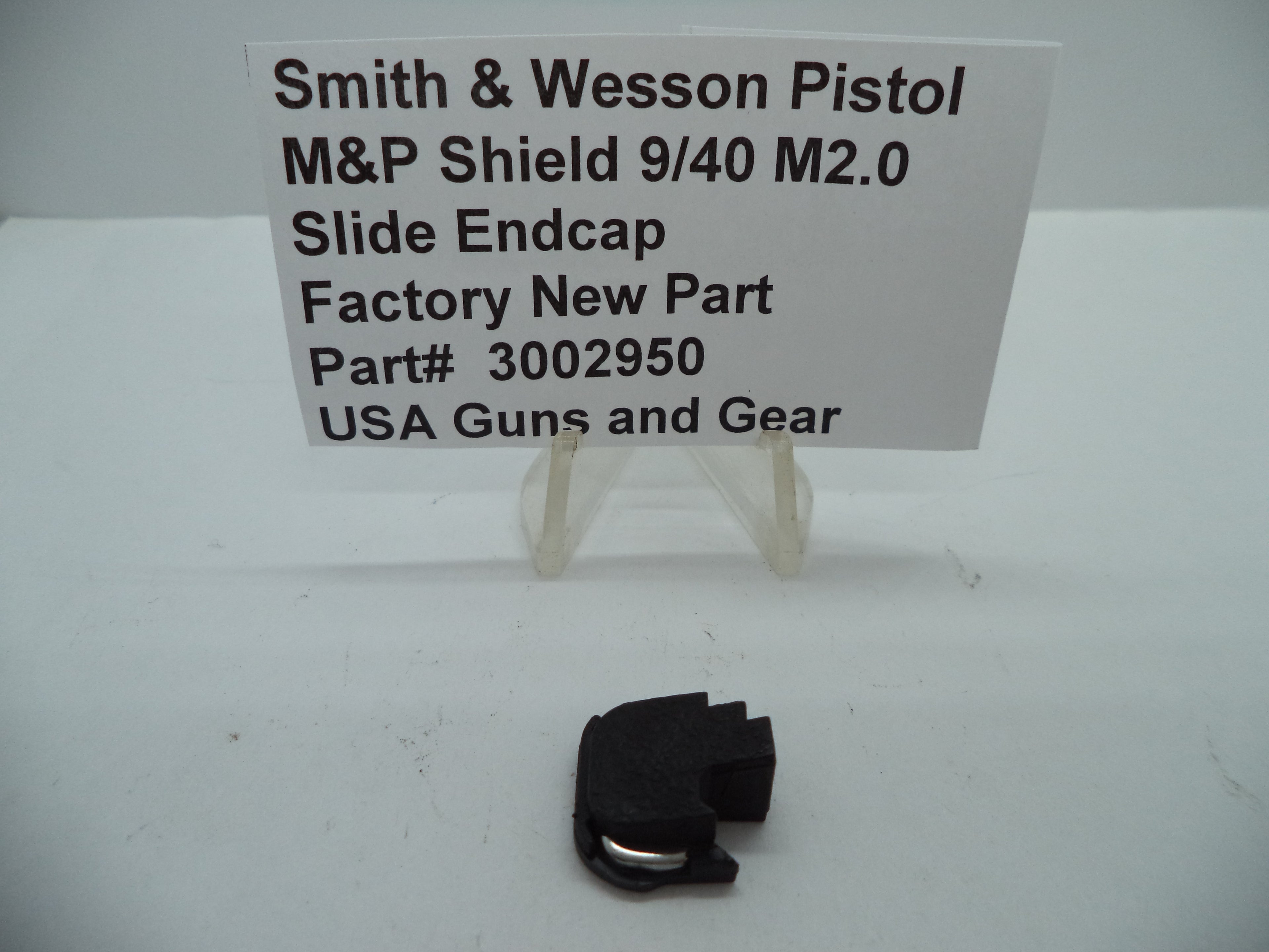 Smith & Wesson Pistol M&P Shield 9/40 M2.0 Slide Endcap New Part 3002950