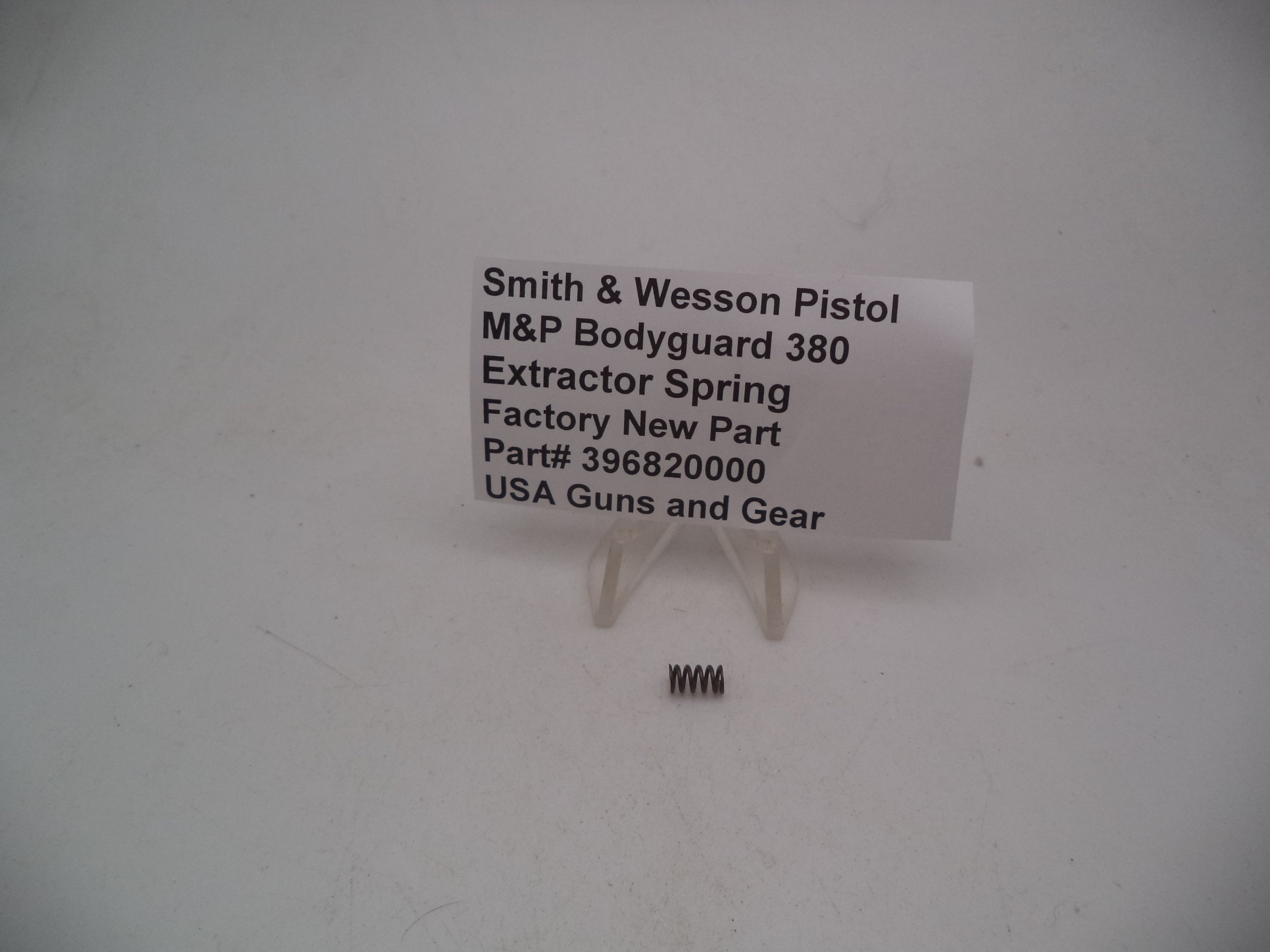 Smith & Wesson M&P Bodyguard 380 Extractor Spring .380 ACP - Factory New OEM - 396820000