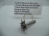 215530000 Smith and Wesson L Frame Model 619 620 686 7-Shot Extractor