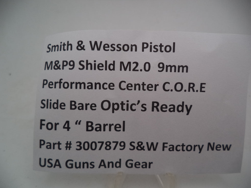 Smith & Wesson Pistol M&P Shield M2.0 9 MM Slide (Bare) 3007879
