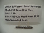 59300A Smith & Wesson Model 59 9MM Catch & Pin Blue Steel Used