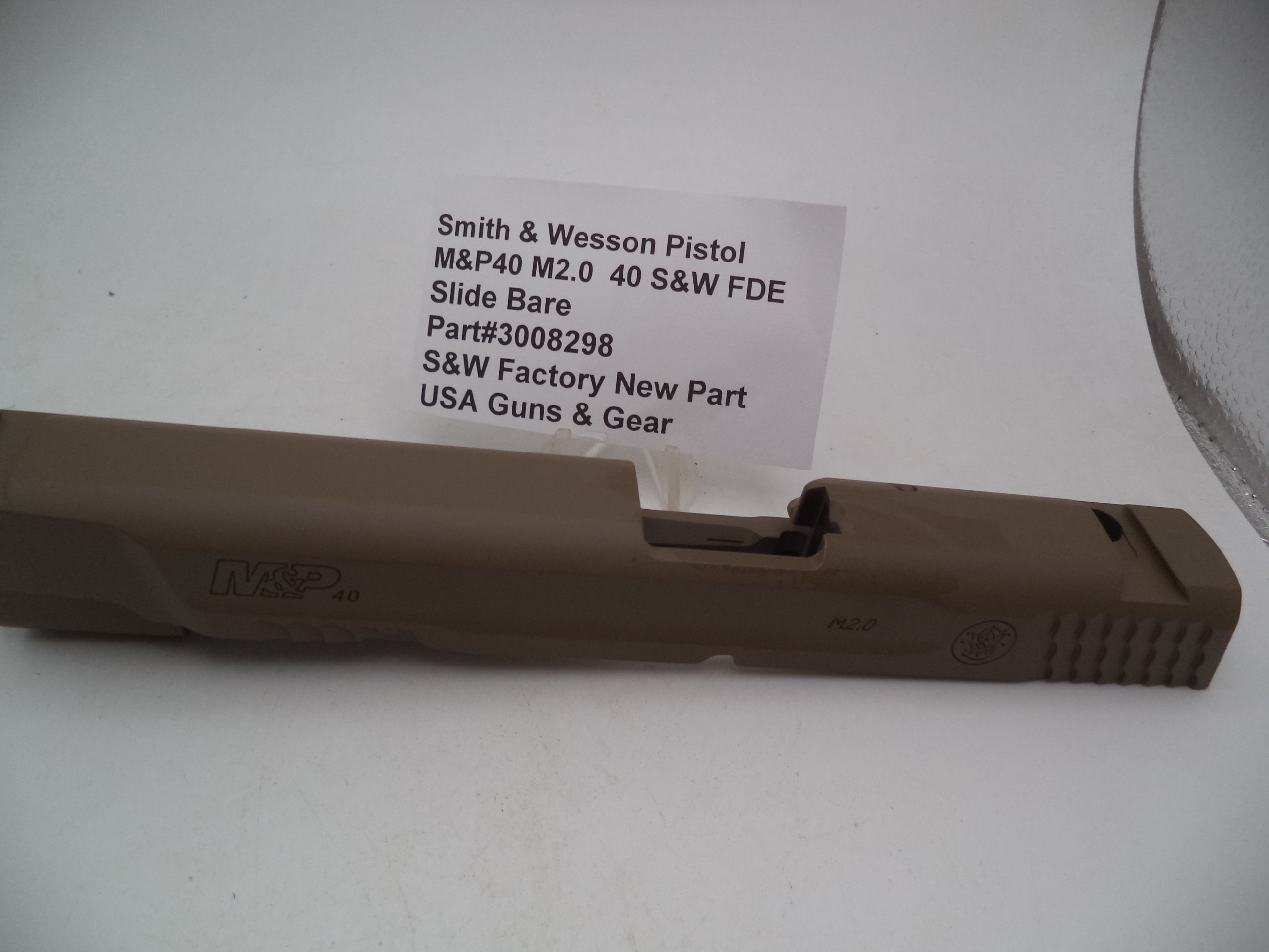 Smith & Wesson M&P 40 M2.0 Slide - FDE (Bare) - Factory OEM Part 3008298