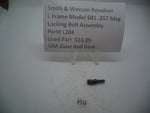 L204 Smith & Wesson Used L Frame Model 581 Locking Bolt Assembly