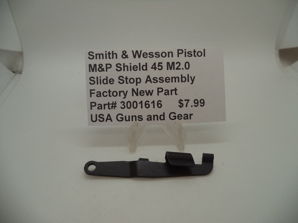 Smith & Wesson M&P Shield 45 M2.0 Slide Stop Assembly Factory OEM 3001616