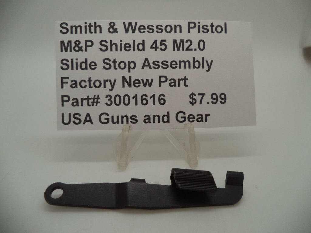 Smith & Wesson M&P Shield 45 M2.0 Slide Stop Assembly Factory OEM 3001616