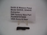 397070000 Smith & Wesson Pistol Model SD9VE, SD40VE Extractor